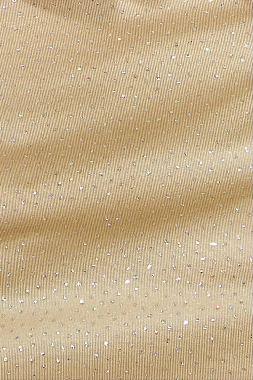 Goddiva DR1301 abito mini oro glitter maniche lunghe