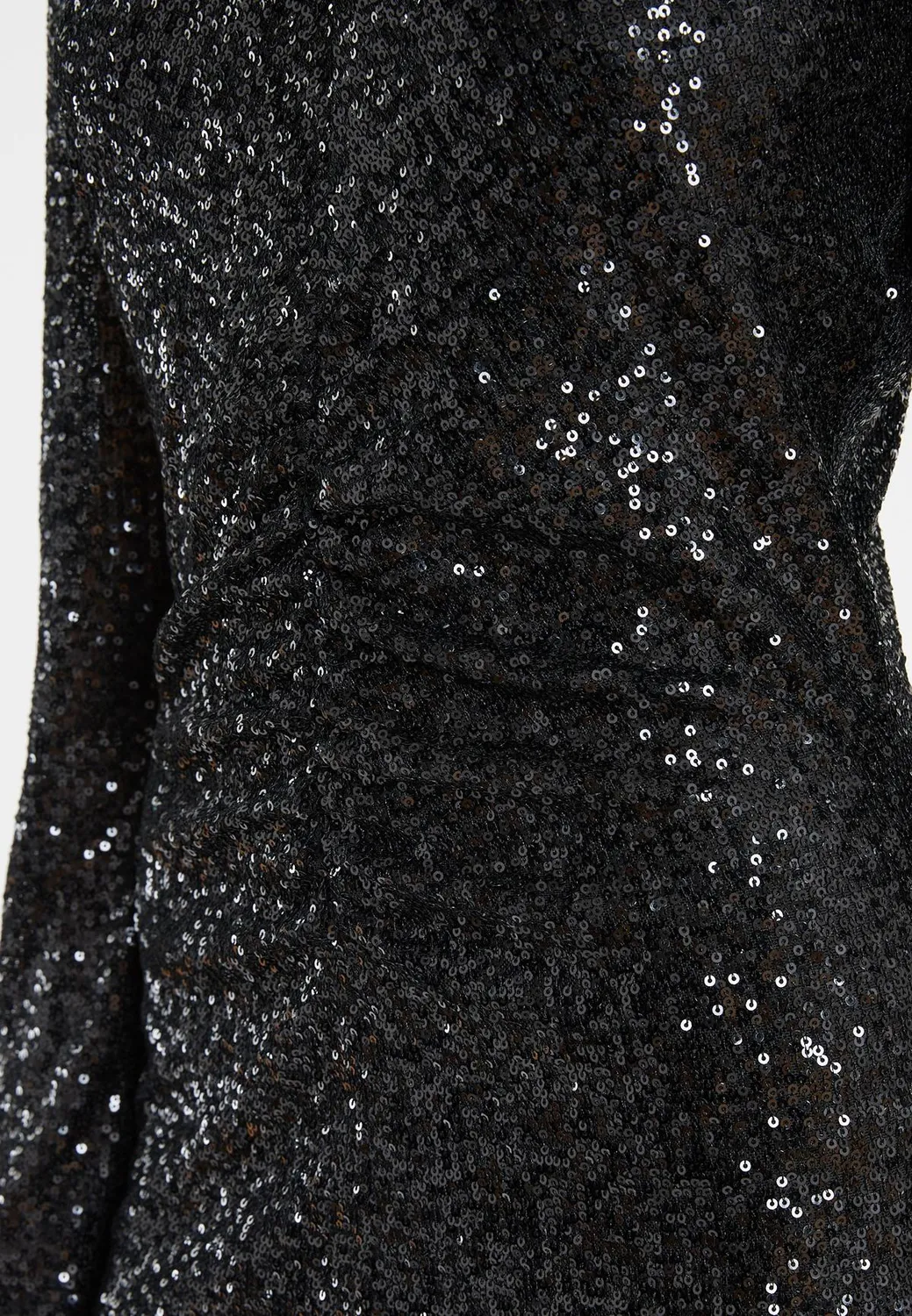 Ana Alcazar Tadea abito tubino paillettes nero