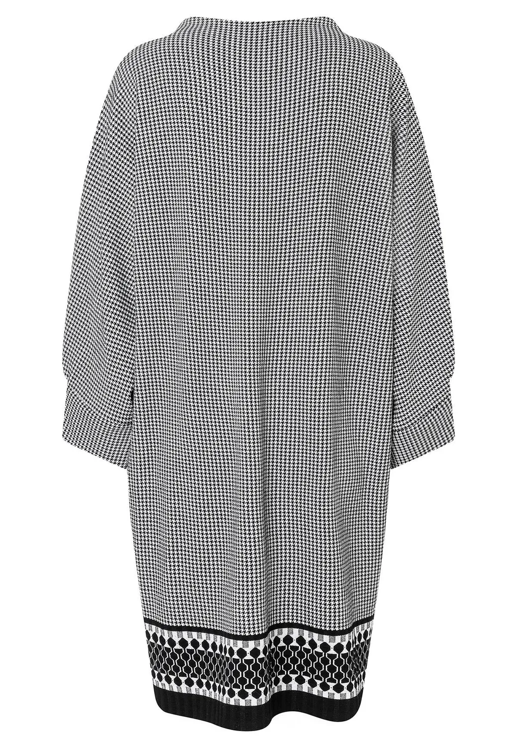 Ana Alcazar Asimi abito mini pied-de-poule manica