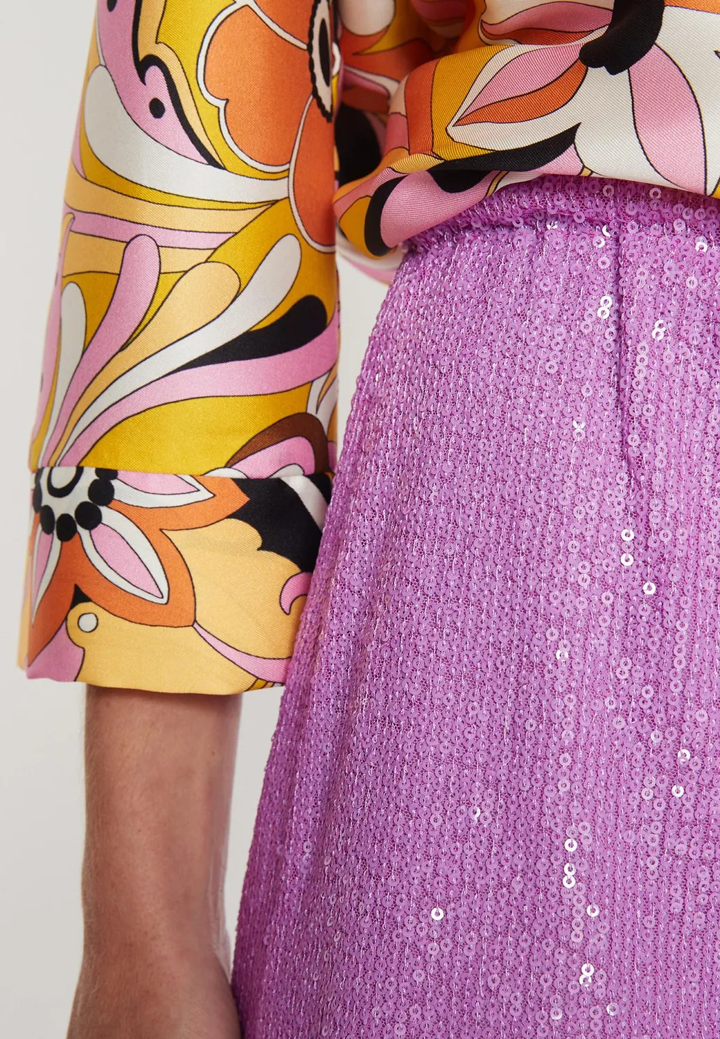 Ana Alcazar Labsy shorts paillettes festa