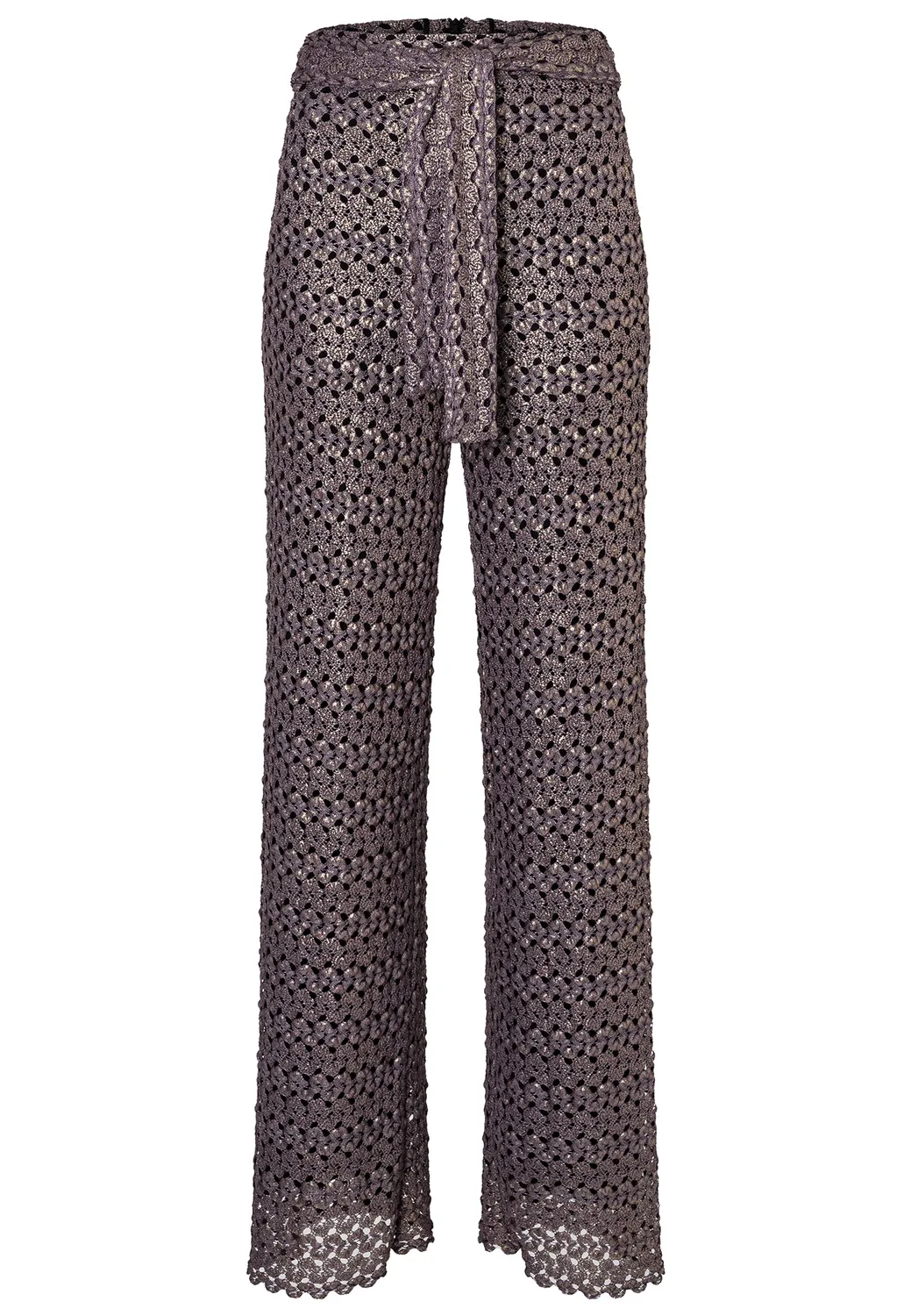 Ana Alcazar Donya pantaloni maglia marroni