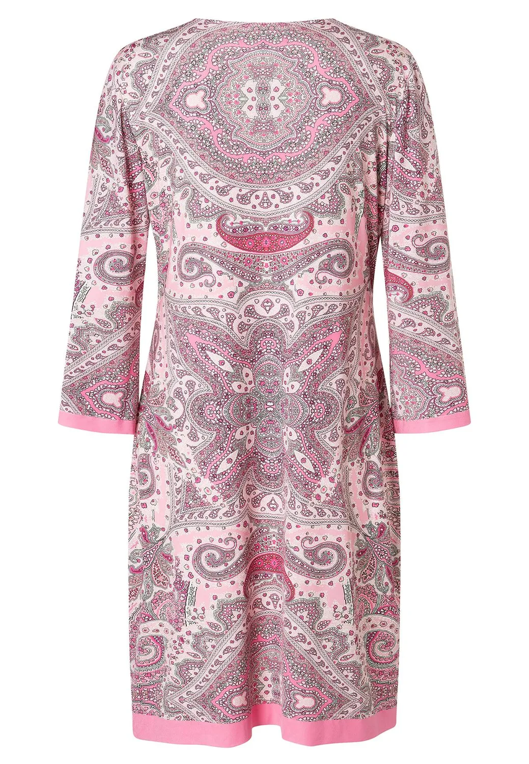 Ana Alcazar Zipi abito scollo V stampa paisley