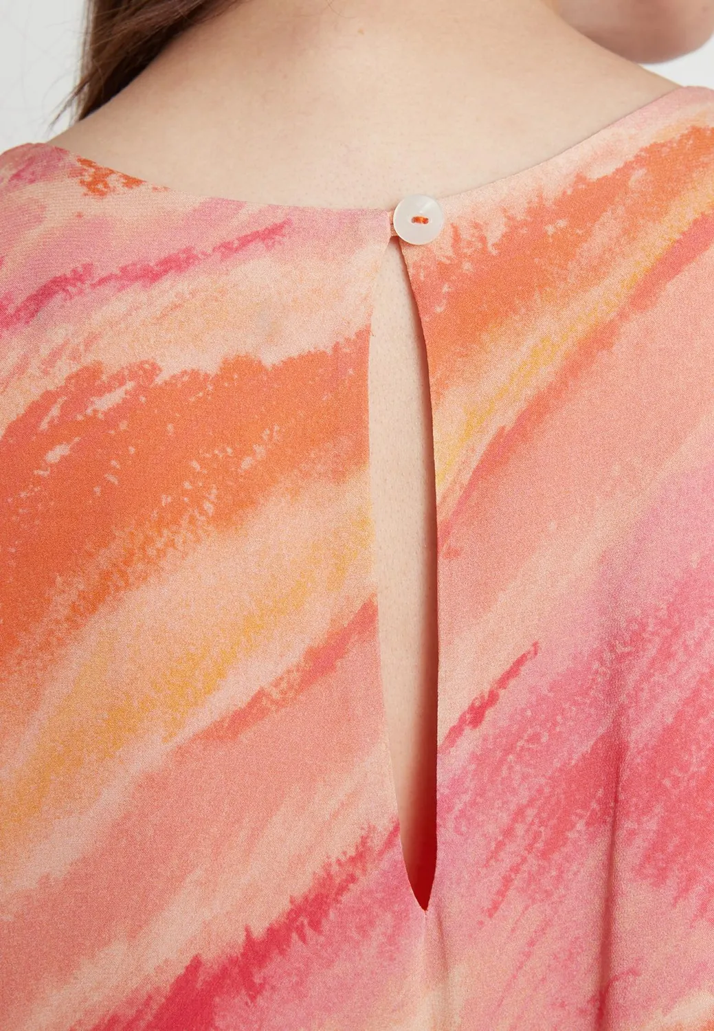 Ana Alcazar Refoni abito corto chiffon frange