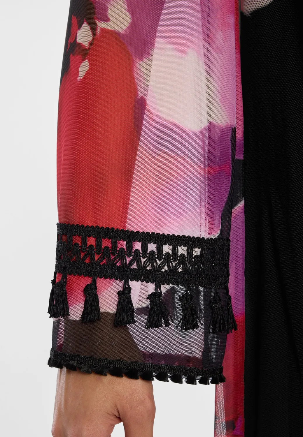 Ana Alcazar Delva abito caftano maxi rosa
