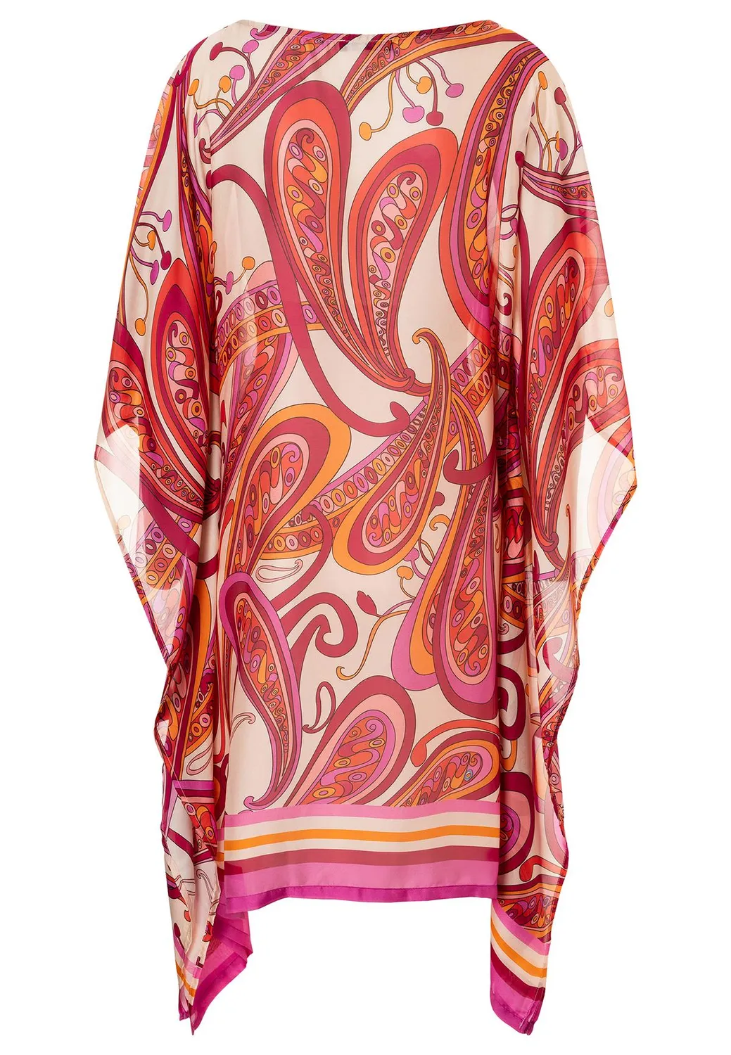 Ana Alcazar Wegas abito caftano chiffon fantasia