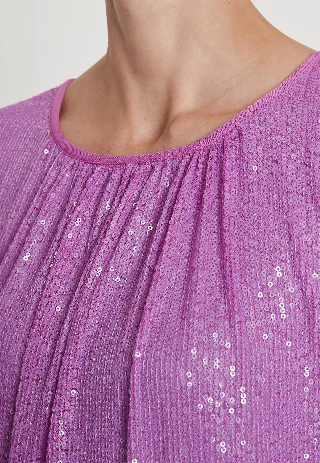 Ana Alcazar Labya abito paillettes corto