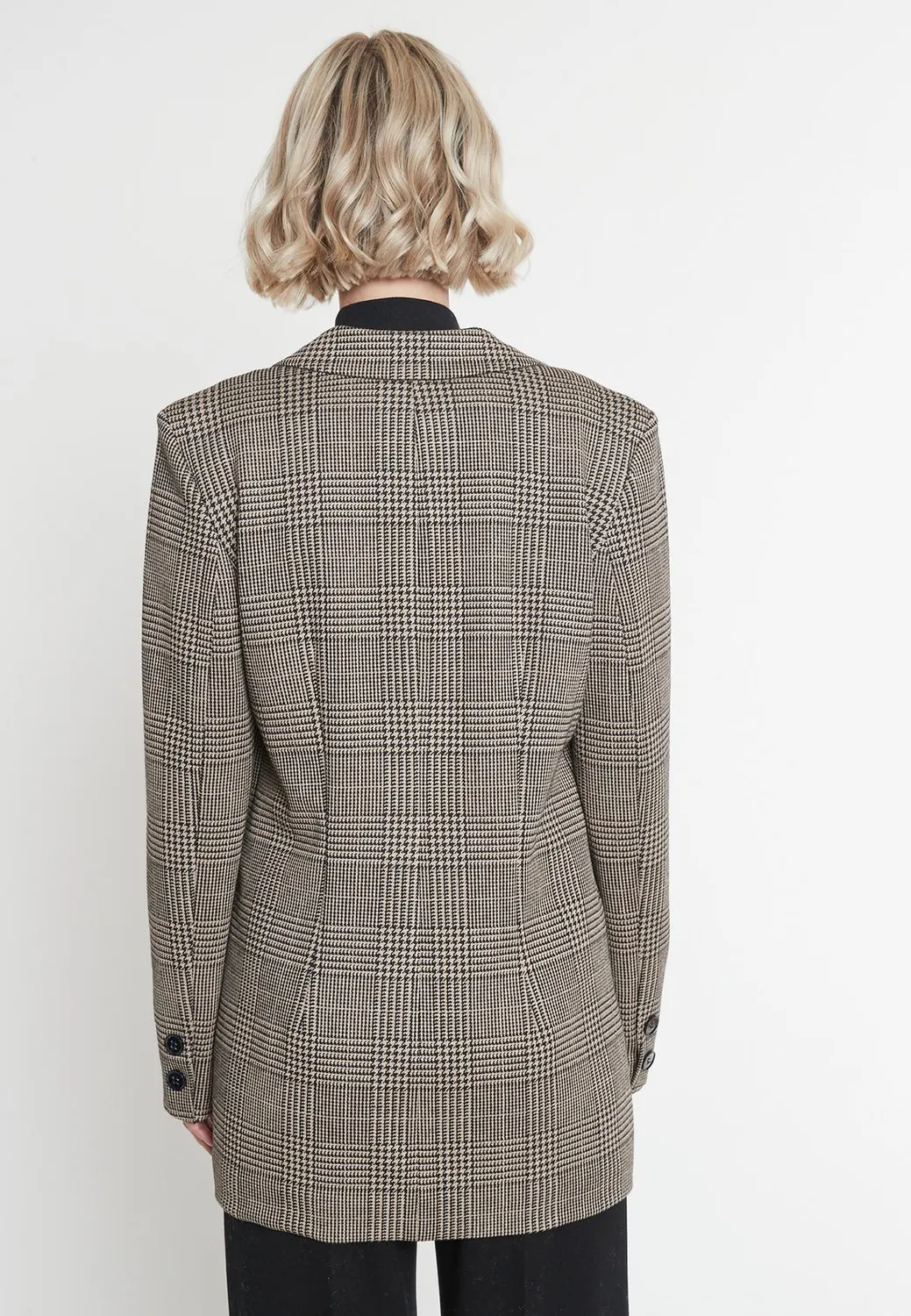 Ana Alcazar Mia blazer quadri taglio oversize