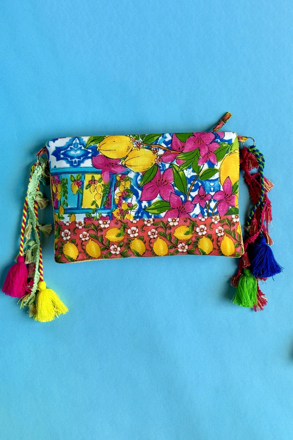 Antica Sartoria DV707 clutch fucsia in cotone
