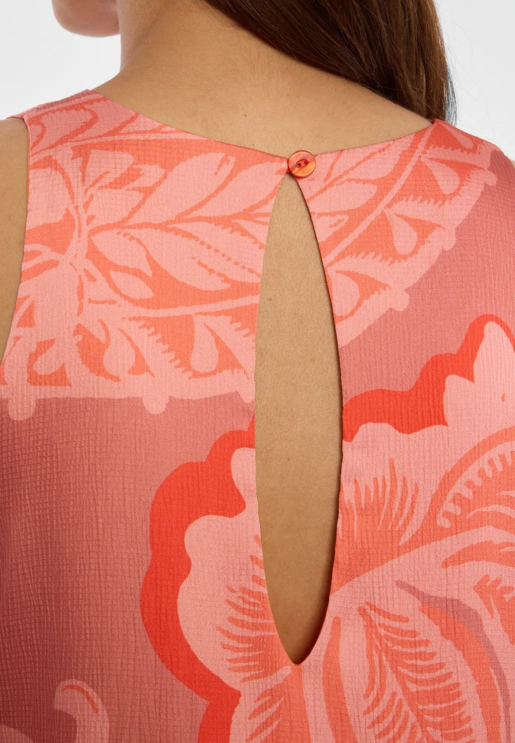 Ana Alcazar Deila vestito maxi raso arancione