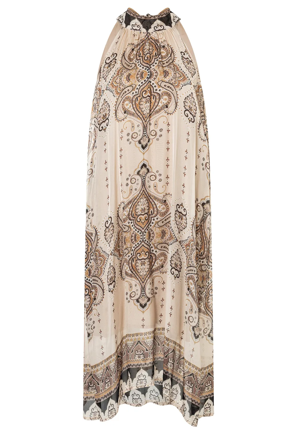 Ana Alcazar Deani abito midi fantasia paisley