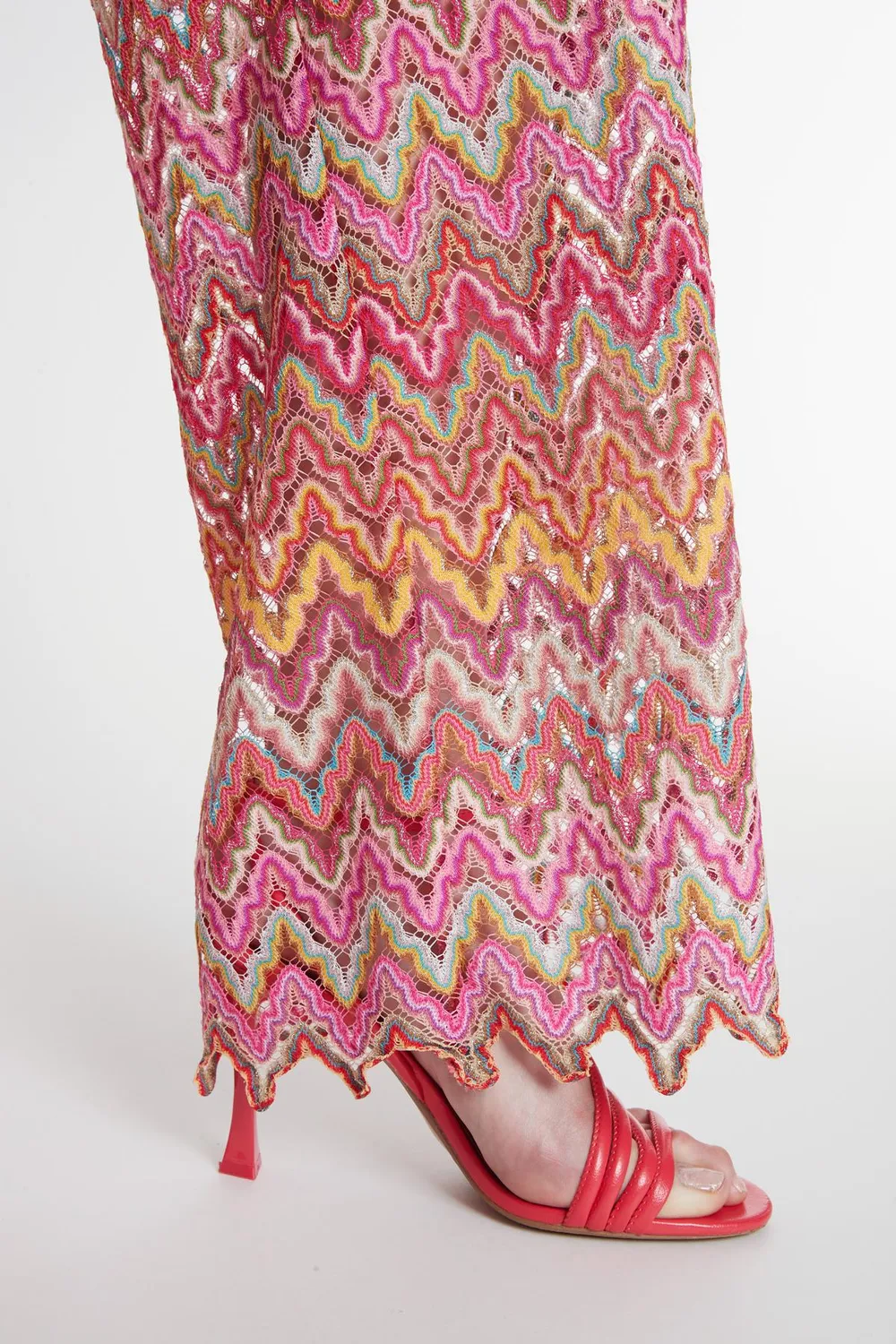Ana Alcazar 70's Polly tuta intera rosa halter
