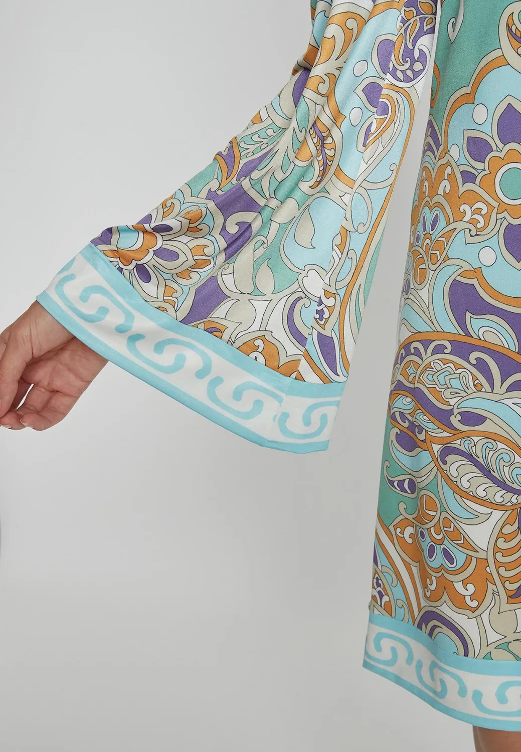 Ana Alcazar Kisona abito svasato fiori pastello