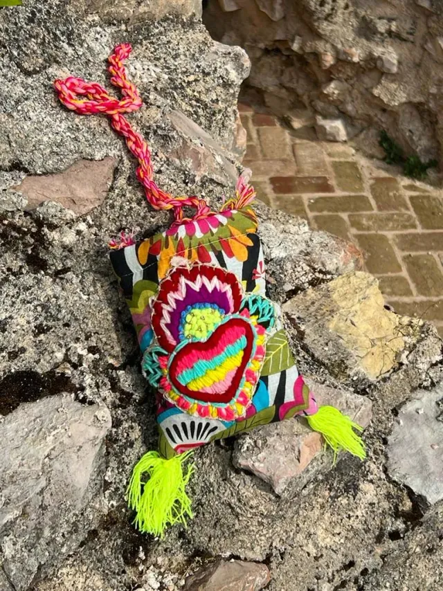 Antica Sartoria BV335 borsa a tracolla multicolor cotone