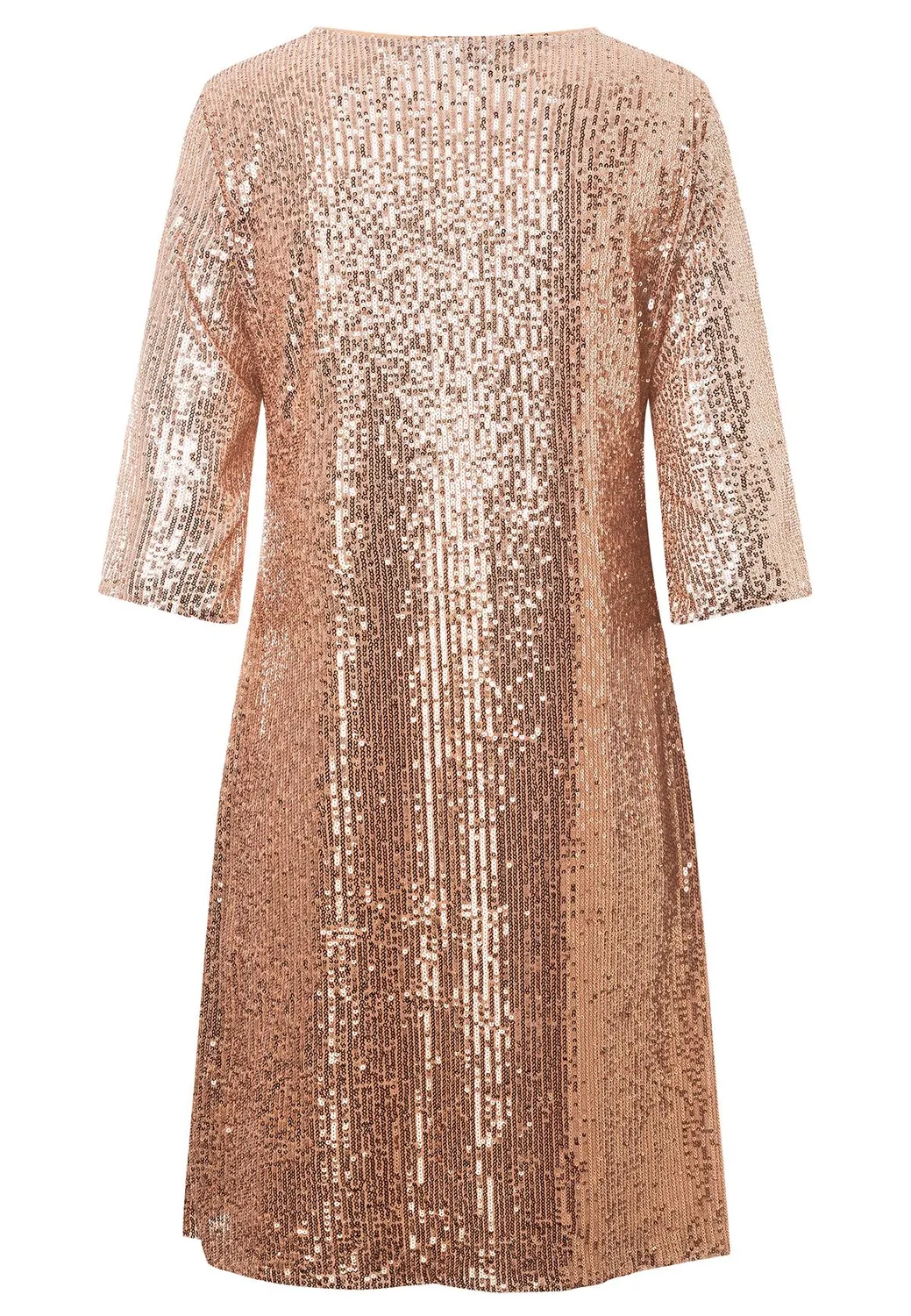 Ana Alcazar Paasa abito paillettes oro rame