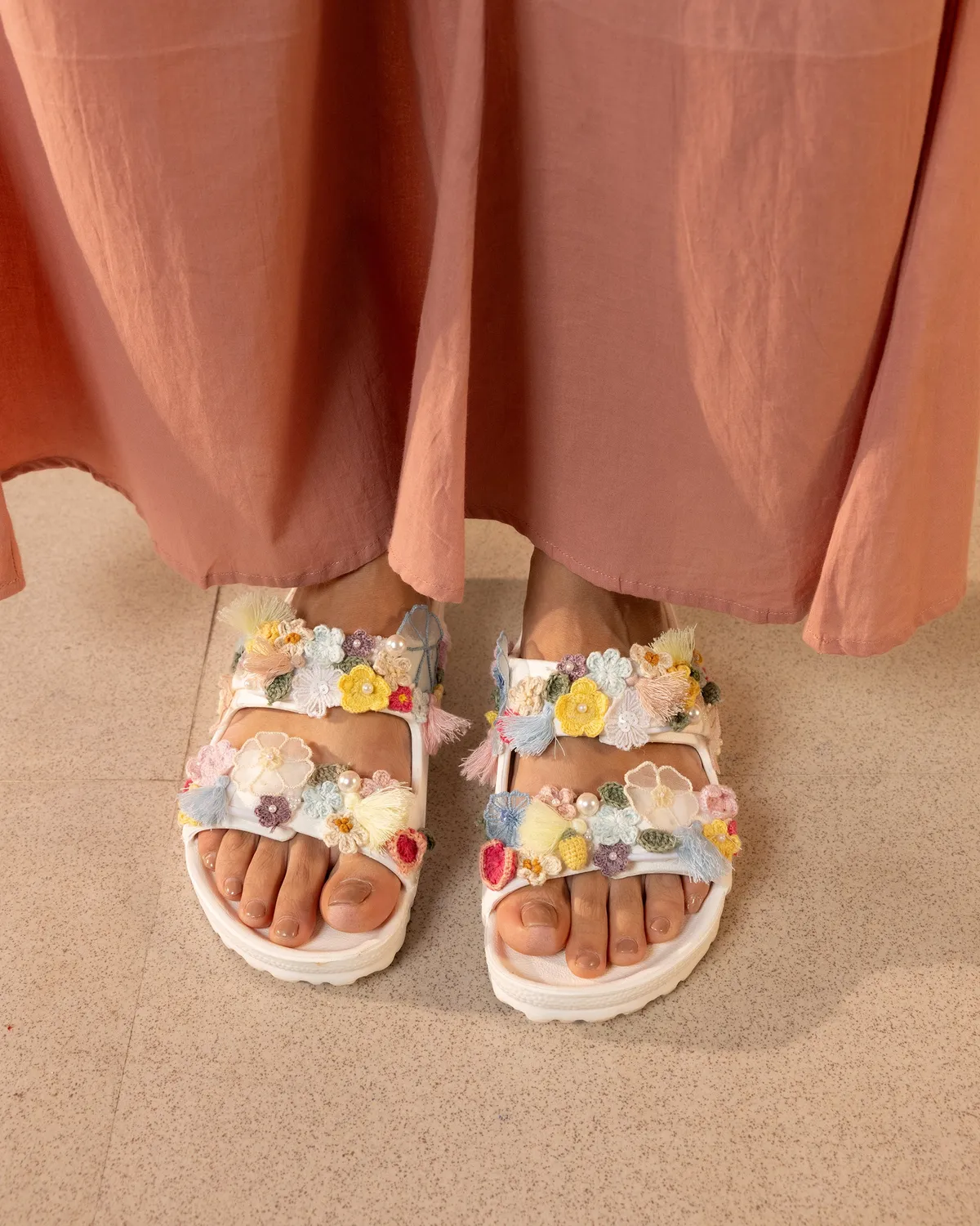 Our Dve Coral Kiss completo donna cotone rosa cipria