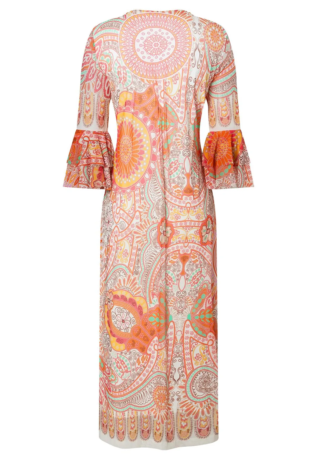 Ana Alcazar Welona abito caftano maxi paisley
