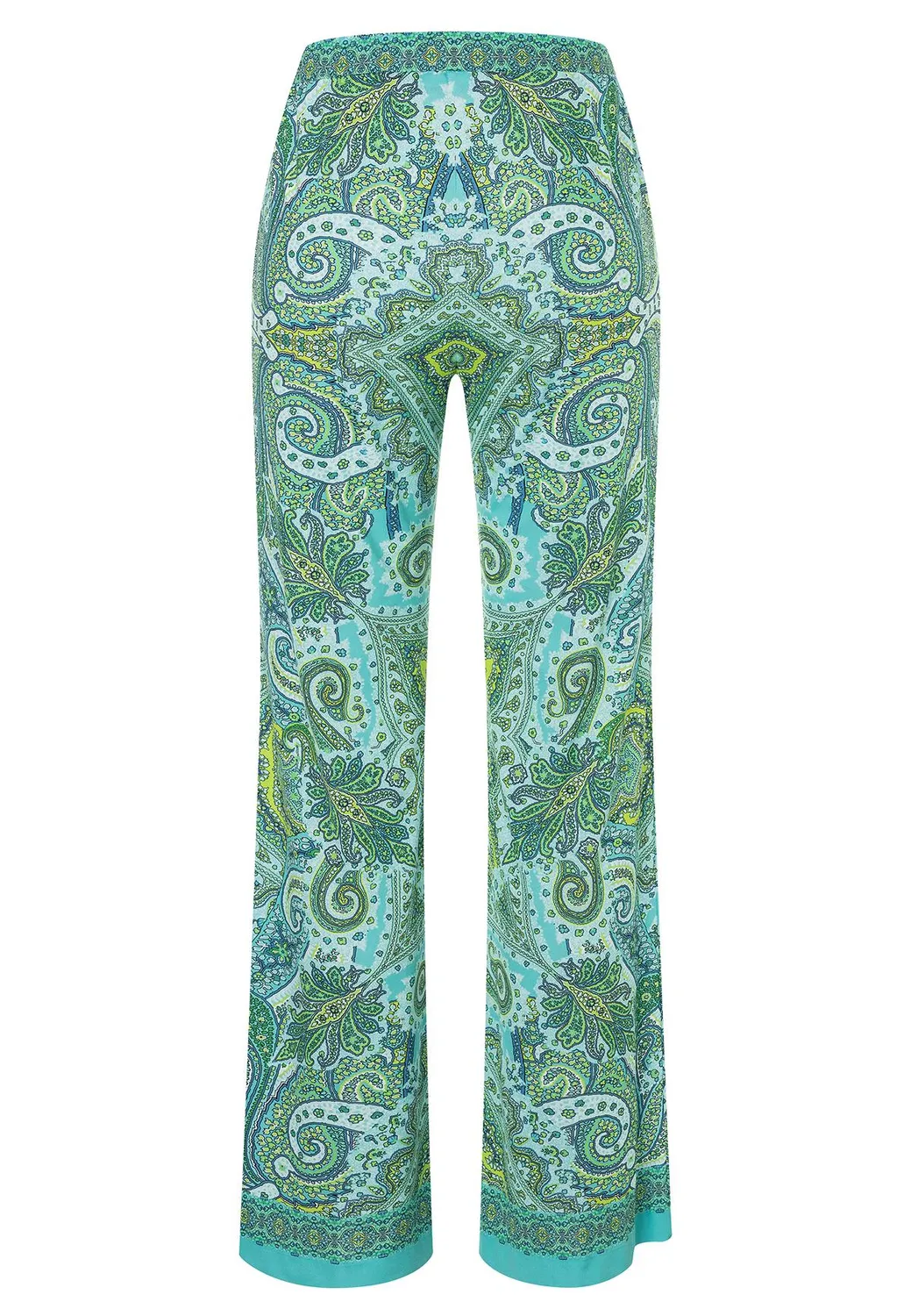 Ana Alcazar Pidila pantaloni estivi paisley azzurro