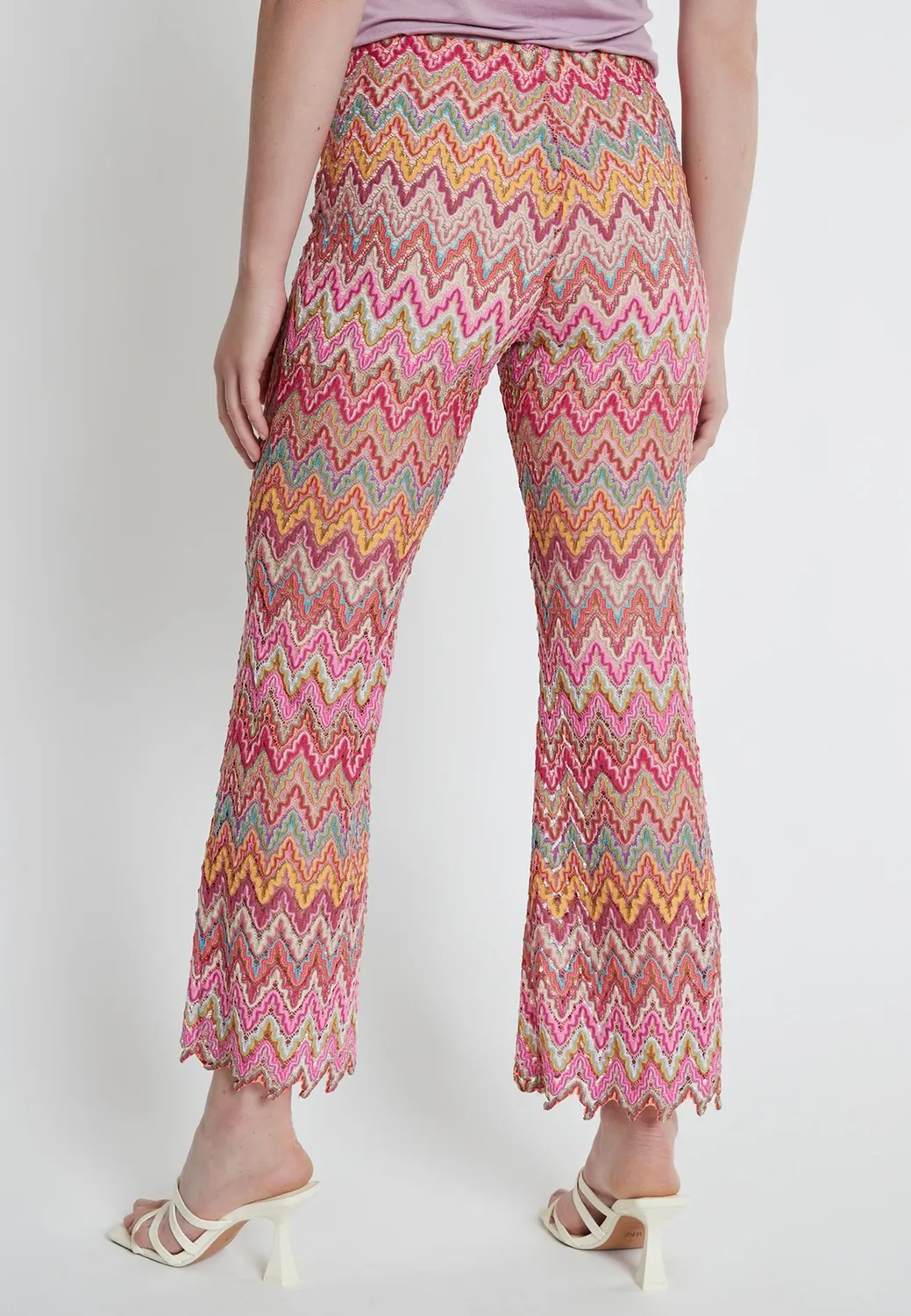 Ana Alcazar Kysala pantaloni 7/8 traforati