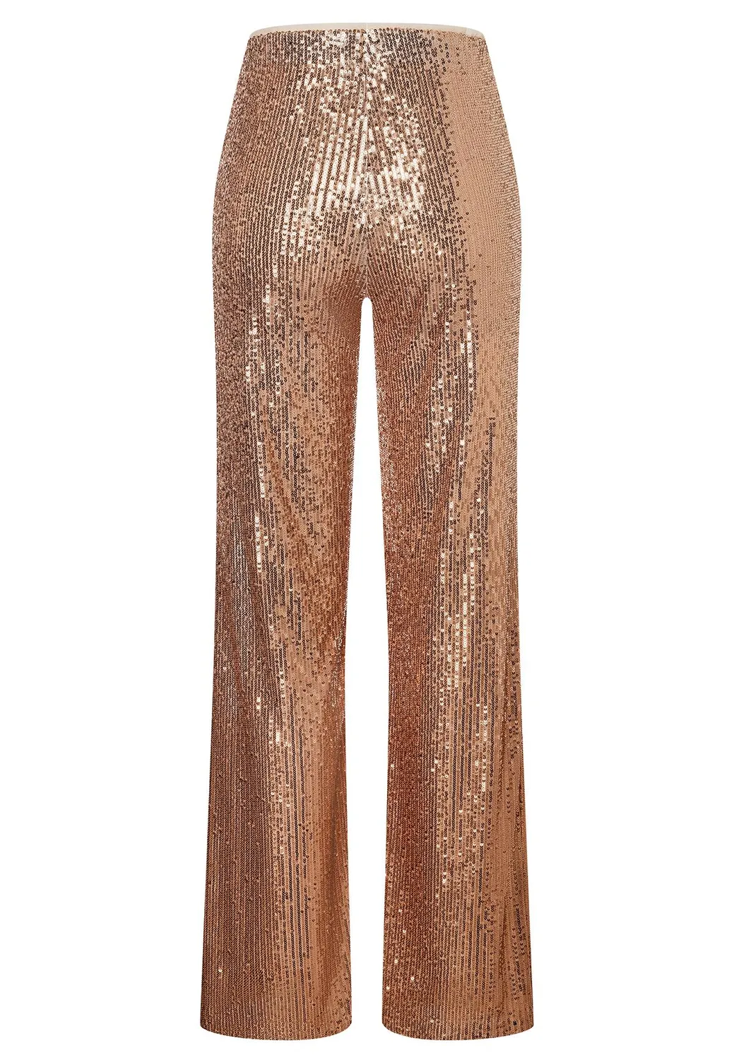 Ana Alcazar Paalo pantaloni paillettes oro rosa