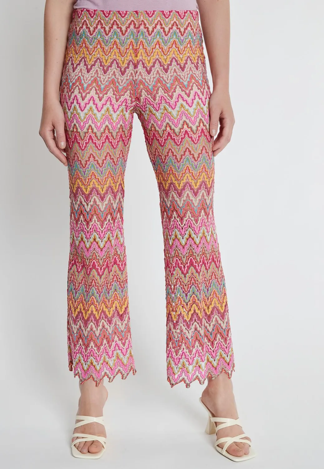 Ana Alcazar Kysala pantaloni 7/8 traforati