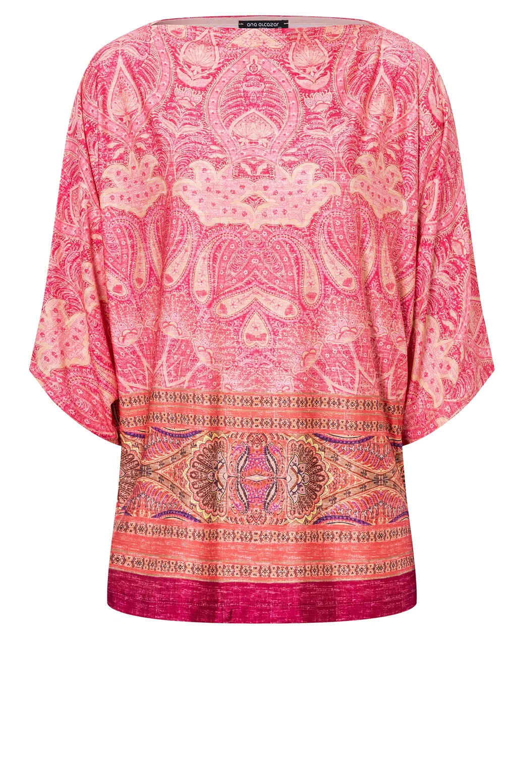Ana Alcazar Dryna top fantasia paisley viola
