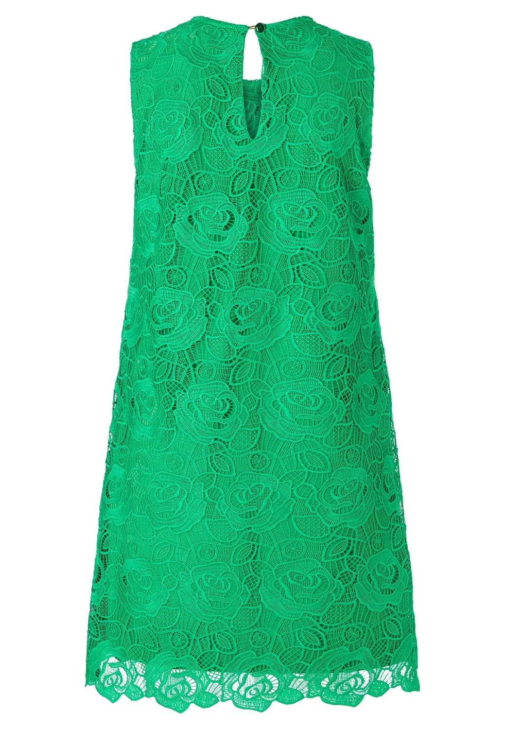 Ana Alcazar Daena abito corto verde in pizzo