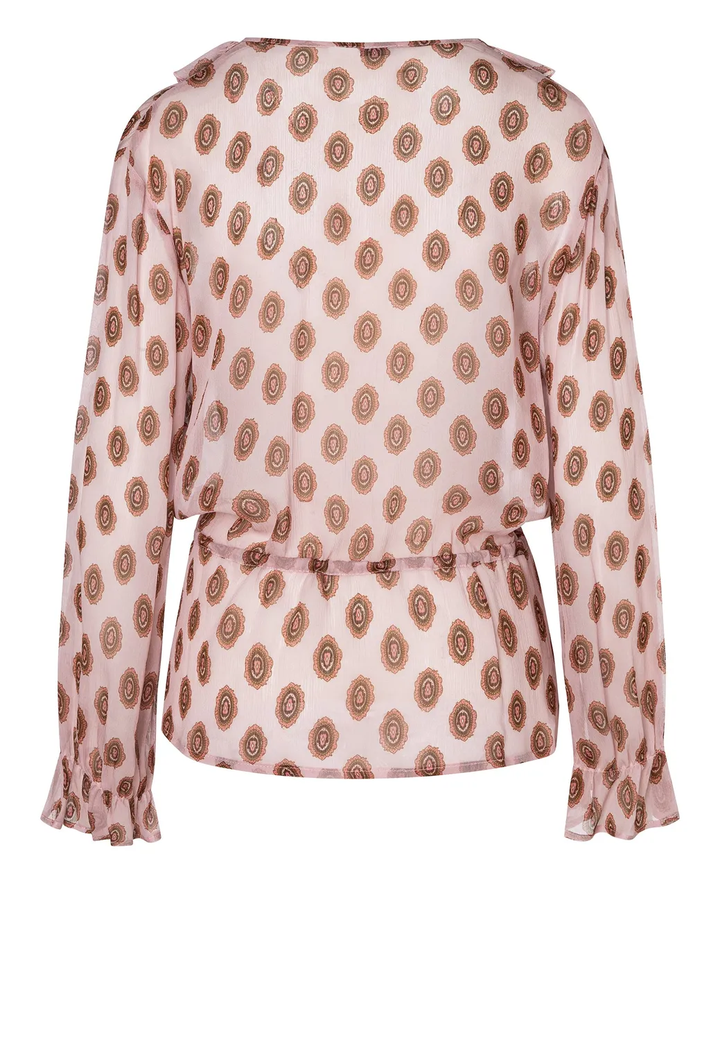 Ana Alcazar Eloreanda camicia chiffon bordeaux