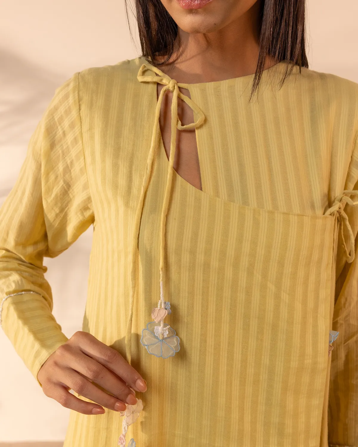 Our Dve Honeydew completo cotone giallo ocra