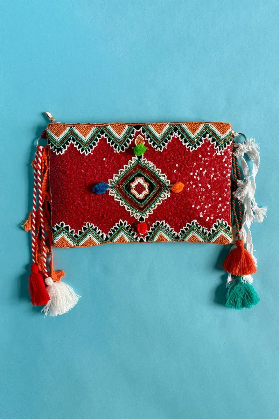 Antica Sartoria DV721 pochette fucsia boho
