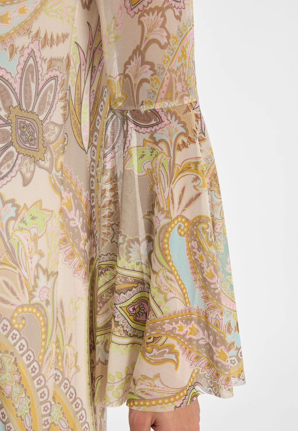Ana Alcazar Densa caftano lungo paisley