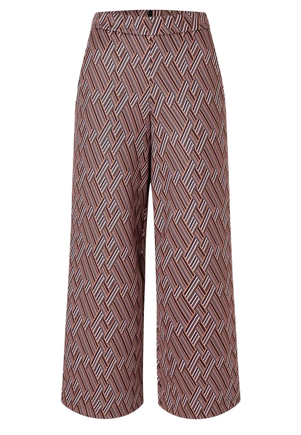 Ana Alcazar Awosa culotte bordeaux fantasia anni 70