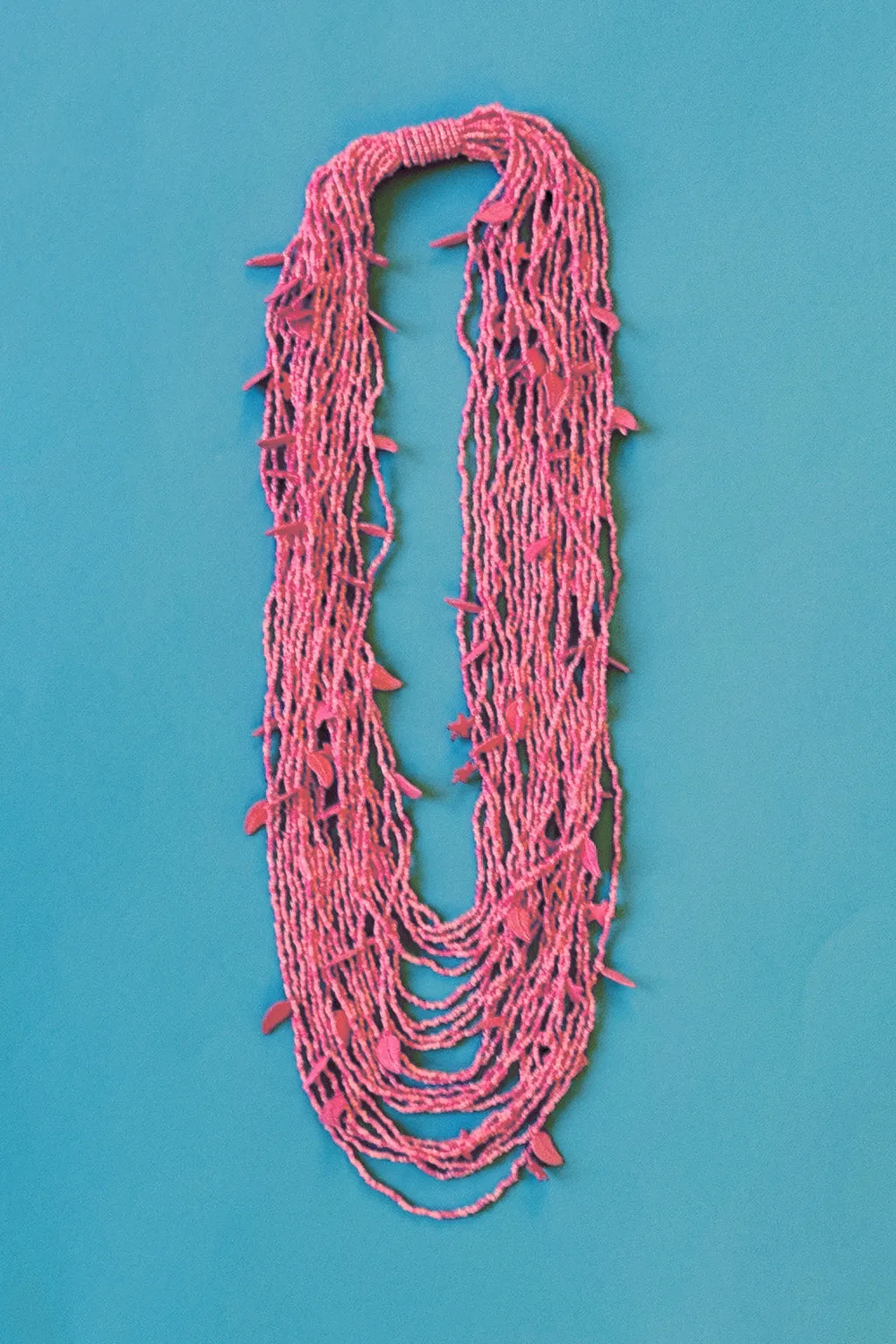 Antica Sartoria DV730 collana lunga multifilo bianca