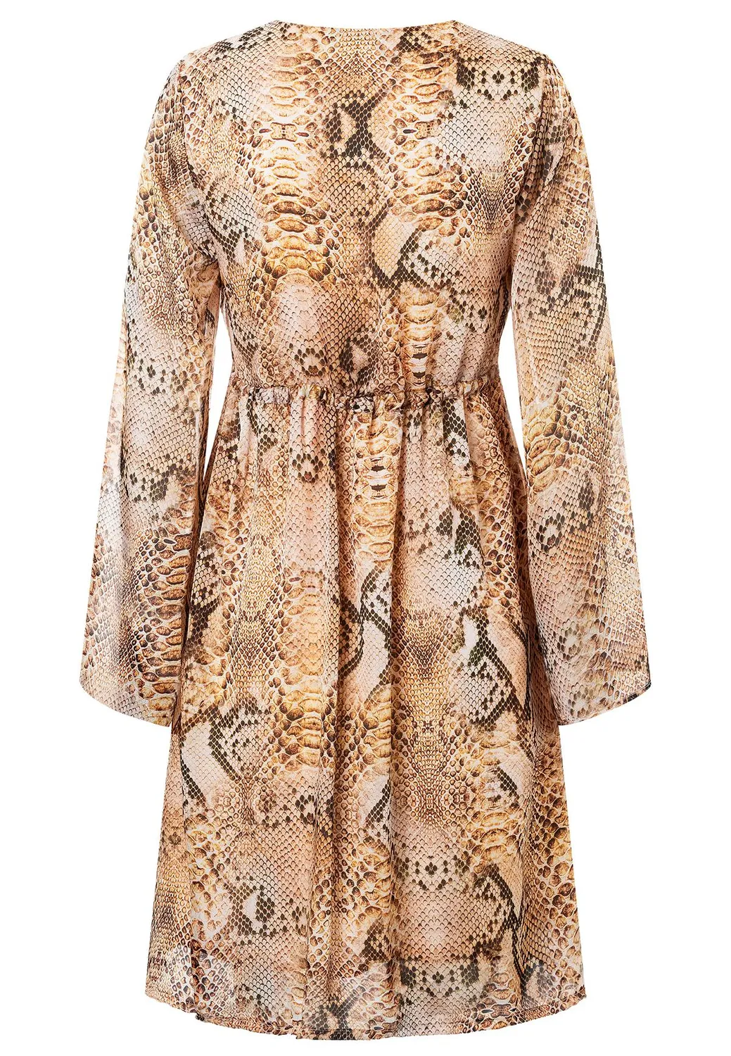 Ana Alcazar Pakira abito impero chiffon maculato