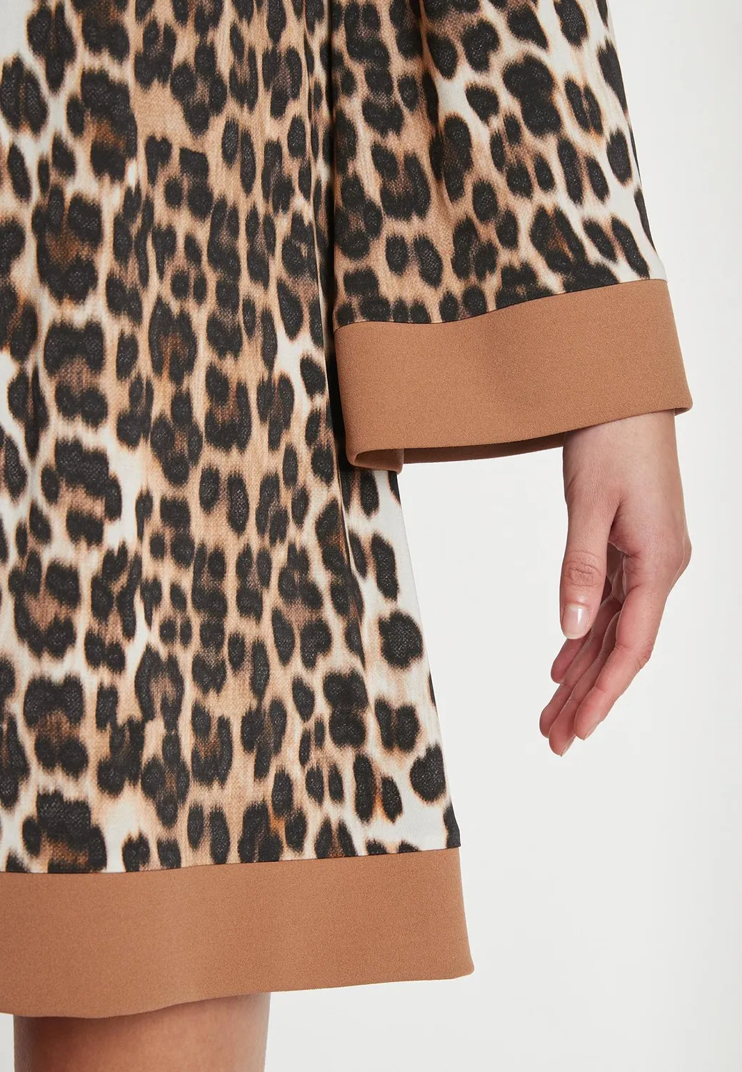 Ana Alcazar Modana abito tunica animalier corto