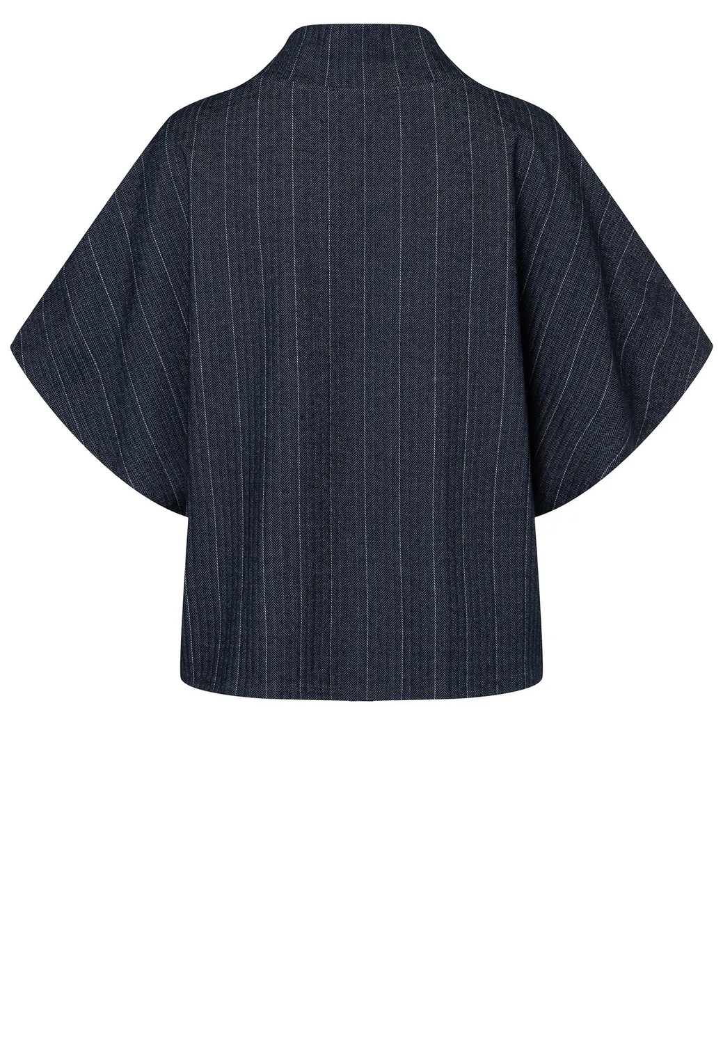 Ana Alcazar Enliya top kimono gessato blu