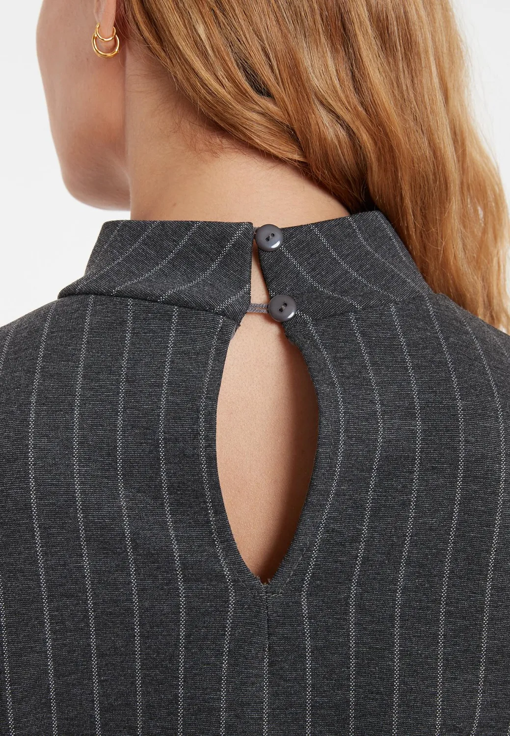 Ana Alcazar Somara Top Lungo Jersey a Righe