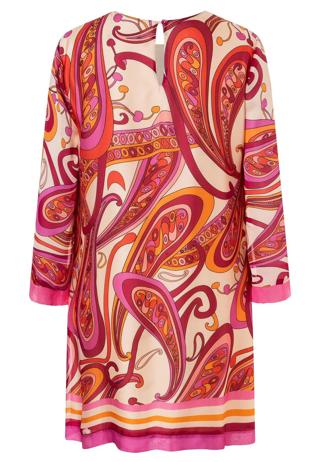 Ana Alcazar Wegala abito chiffon fantasia paisley