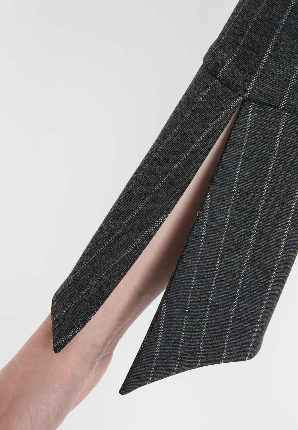 Ana Alcazar Solwy abito jersey grigio linea A