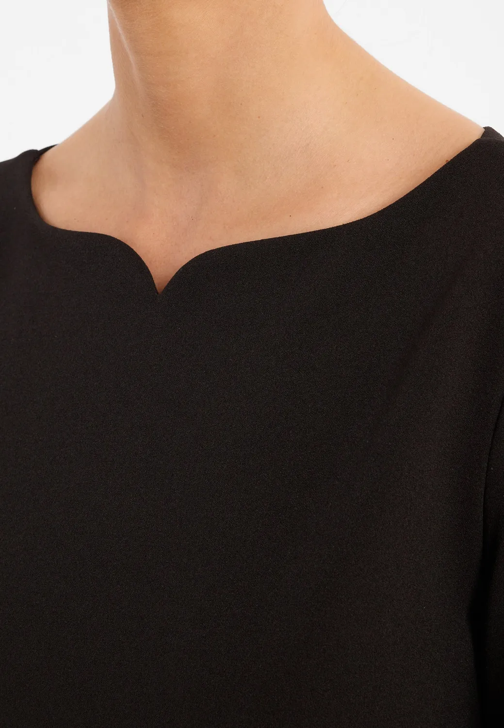 Ana Alcazar Celasis abito corto nero paillettes