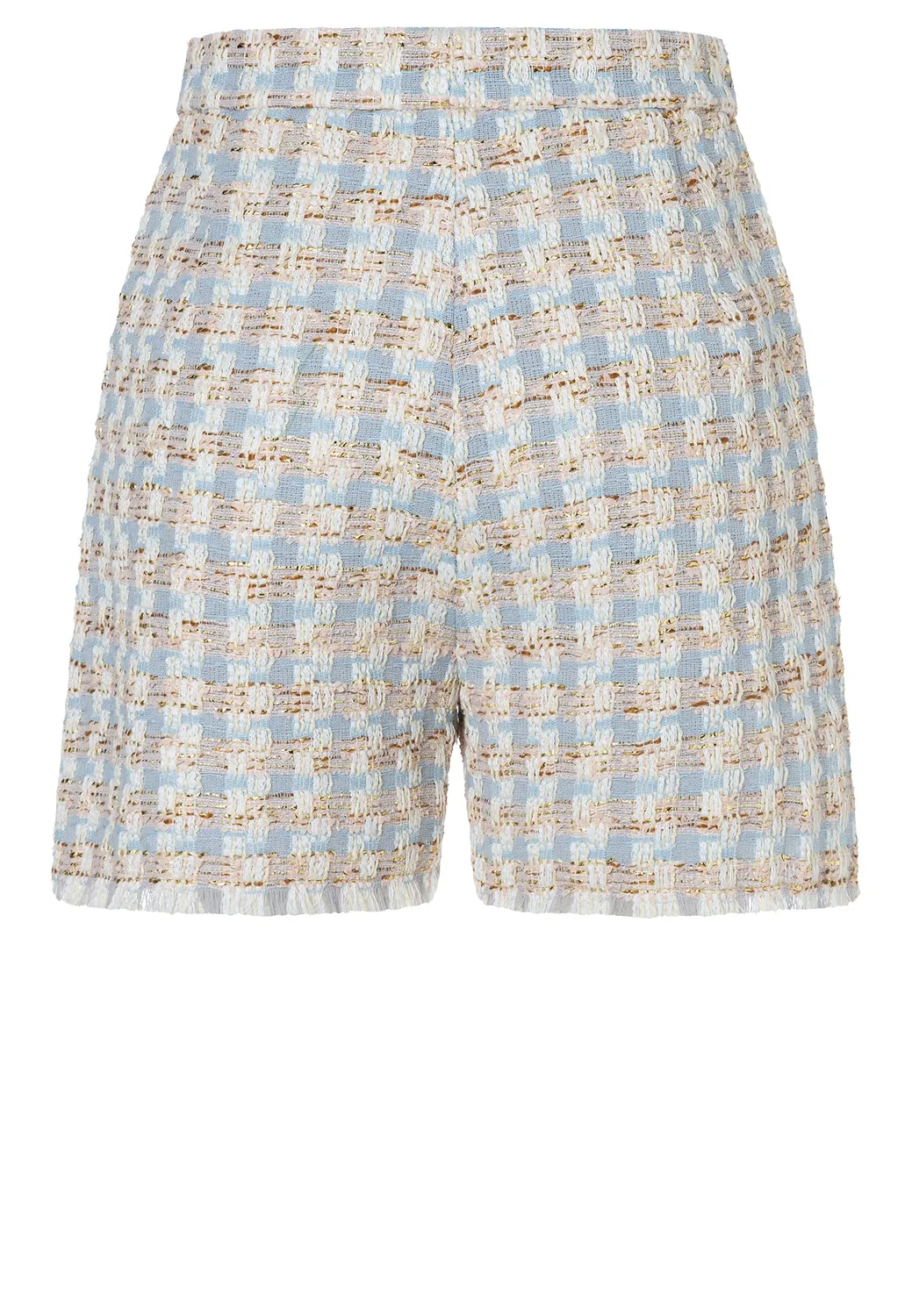 Ana Alcazar Ditah Shorts Bouclé Azzurro