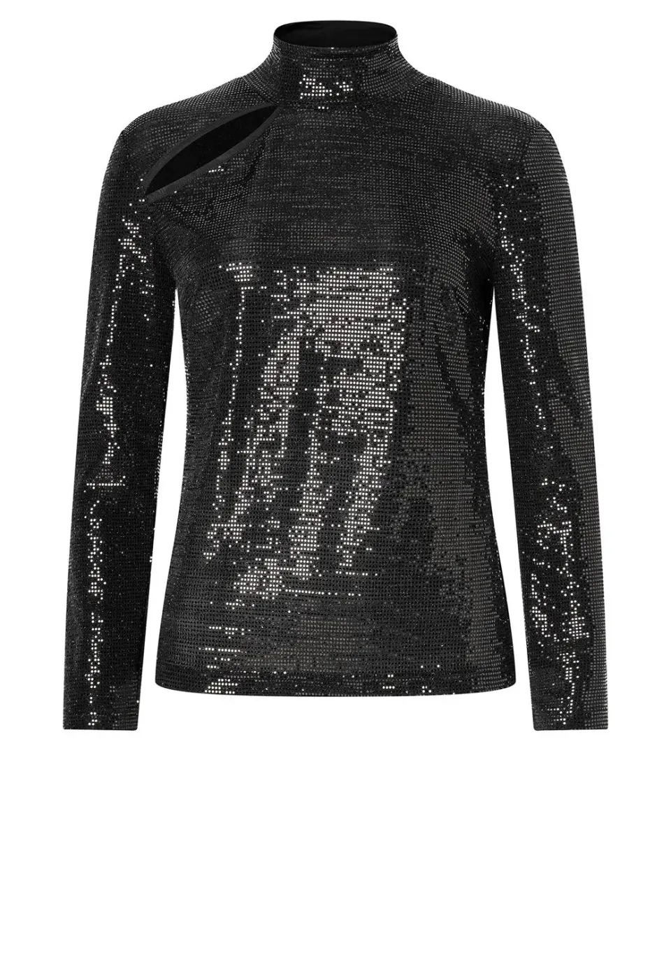 Ana Alcazar Night-Out Ofiby top paillettes nero