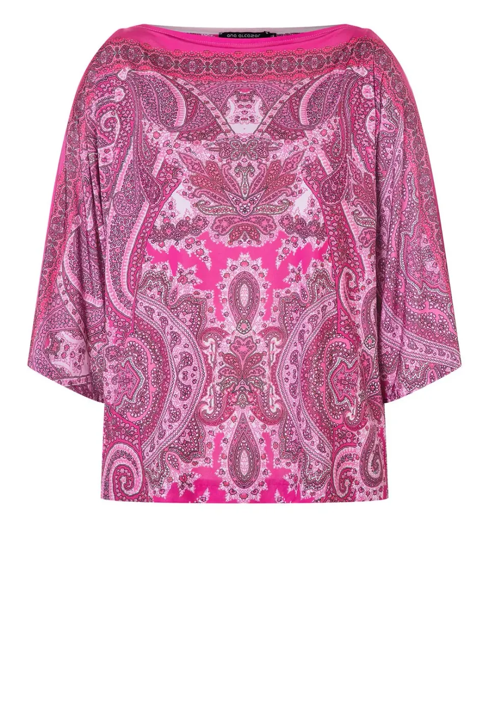 Ana Alcazar Kimly top jersey paisley colorato