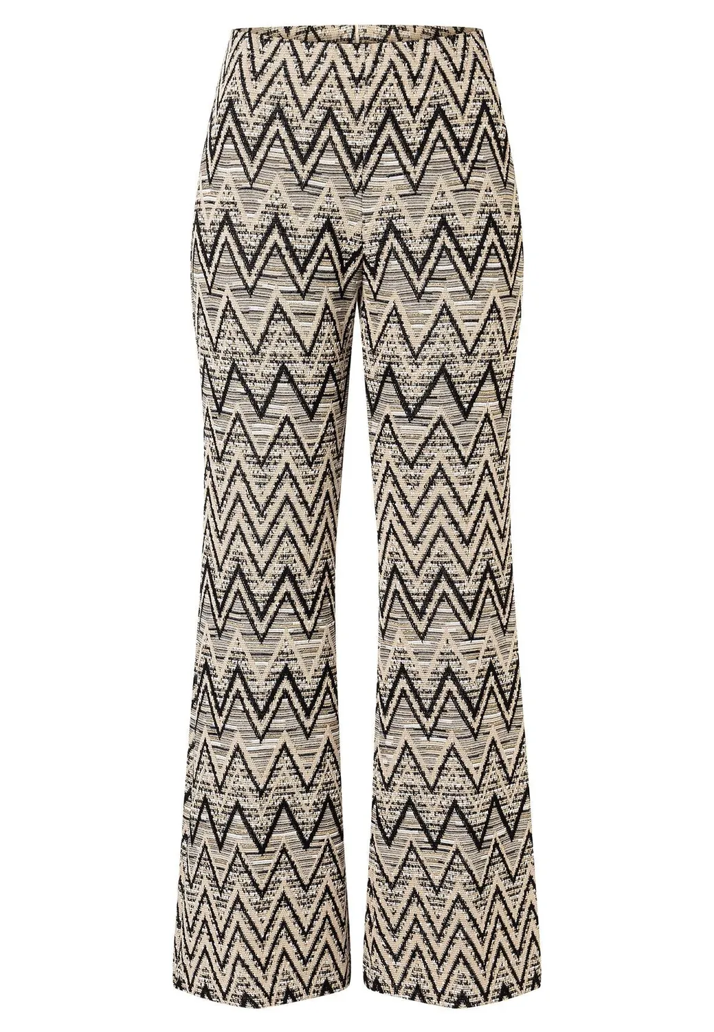 Ana Alcazar Ashora pantaloni cropped maglia zigzag caldo