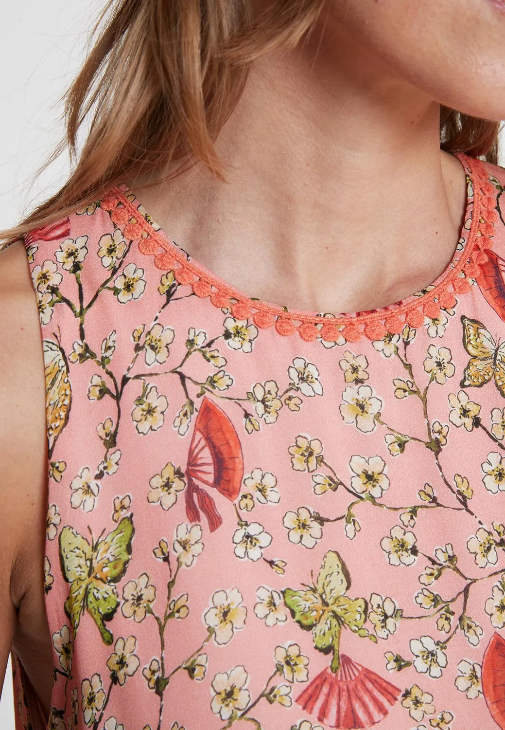 Ana Alcazar Wavine abito palloncino floreale rosa