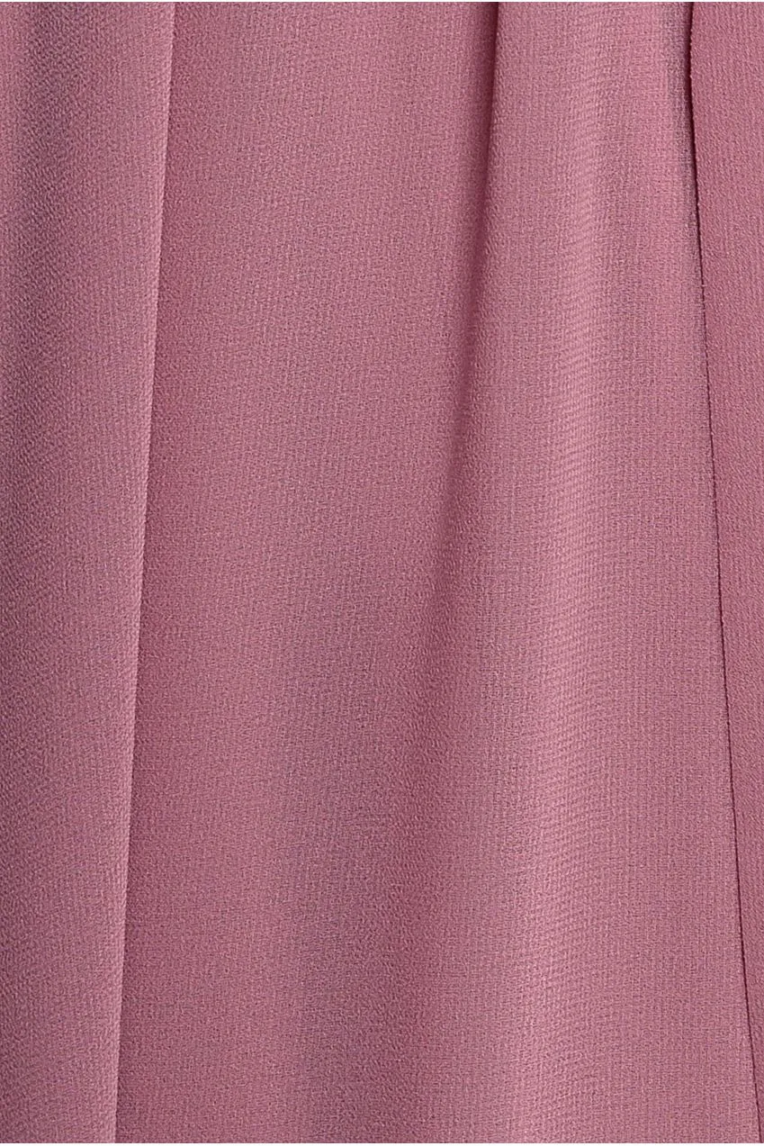 Goddiva Sustainable Chiffon Flutter Maxi abito lavanda chiffon
