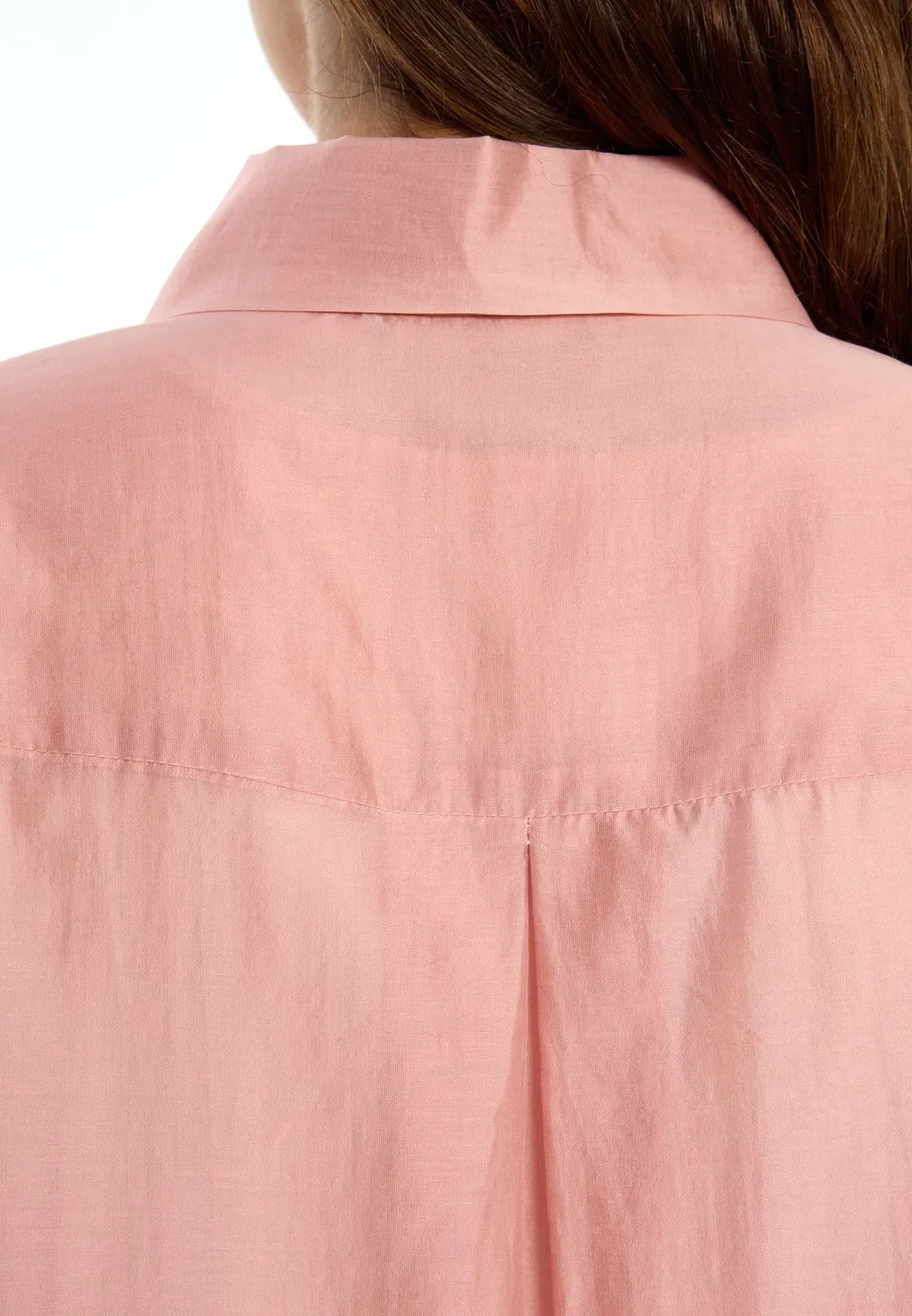 Ana Alcazar Wakea abito camicia rosa lyocell cintura