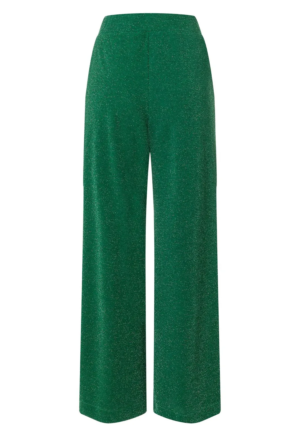 Ana Alcazar Ontea pantaloni palazzo verdi lurex
