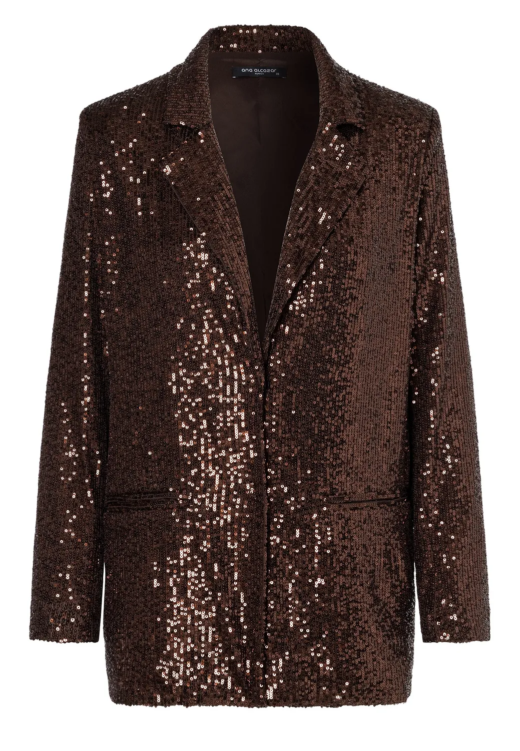 Ana Alcazar Eloberta blazer paillettes bronzo