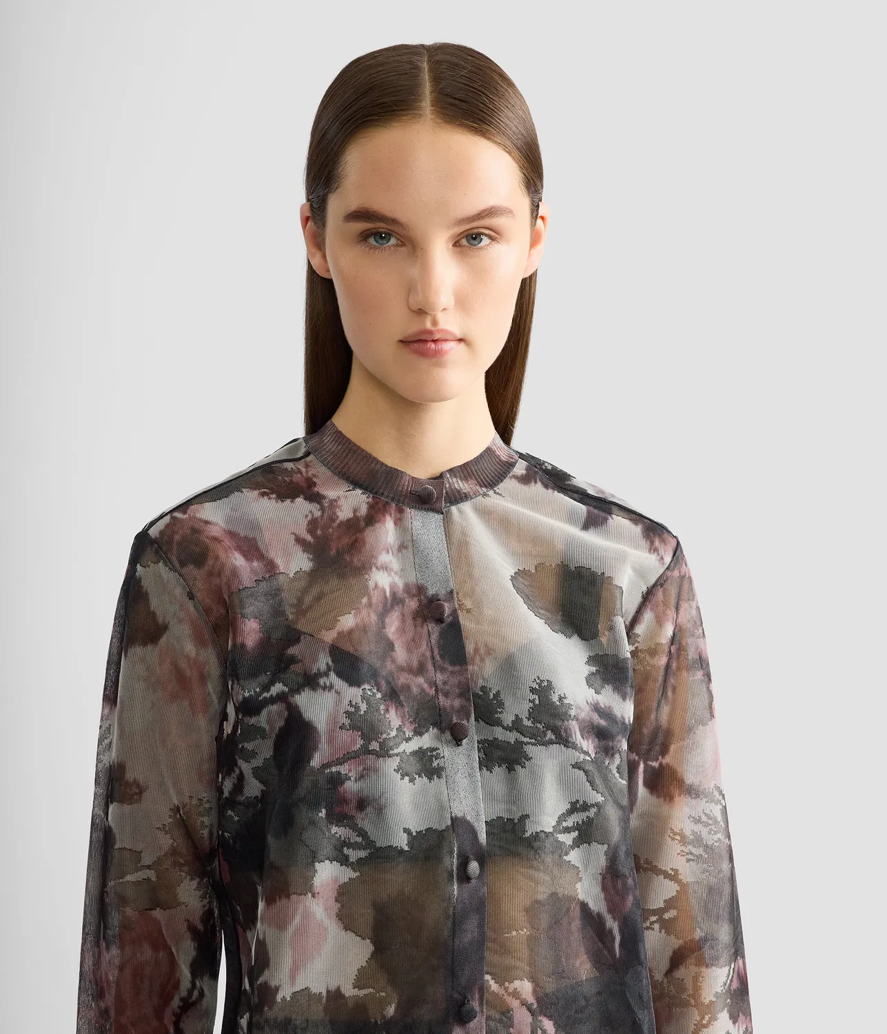 Erdem Cardigan Jacquard Floreale Semivelato