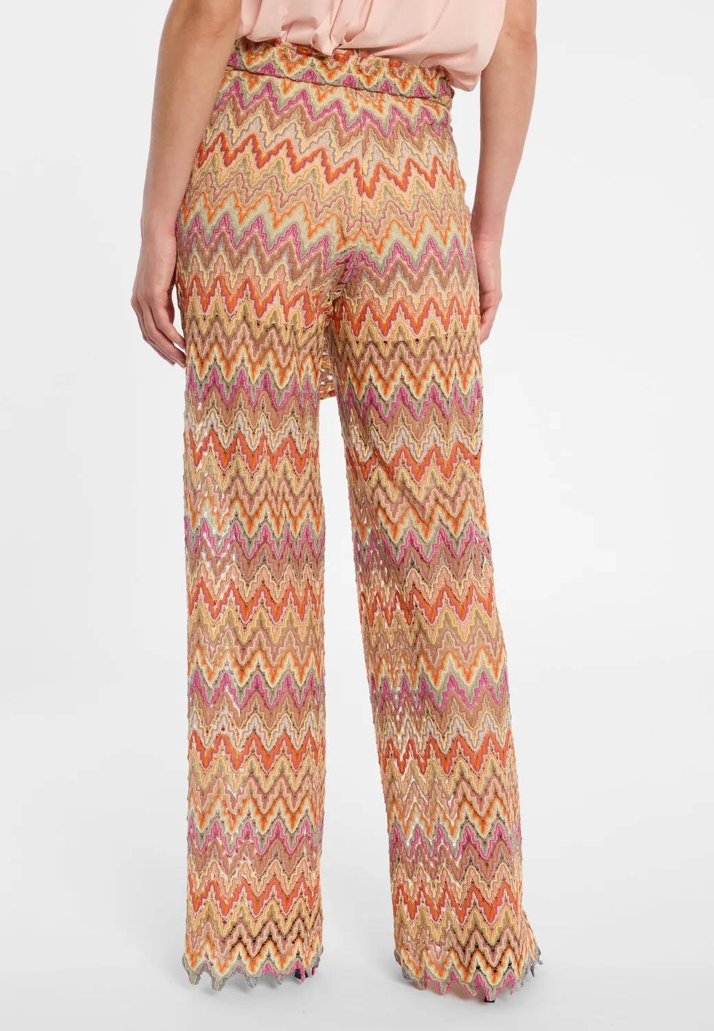 Ana Alcazar Dorah pantaloni maglina arancioni